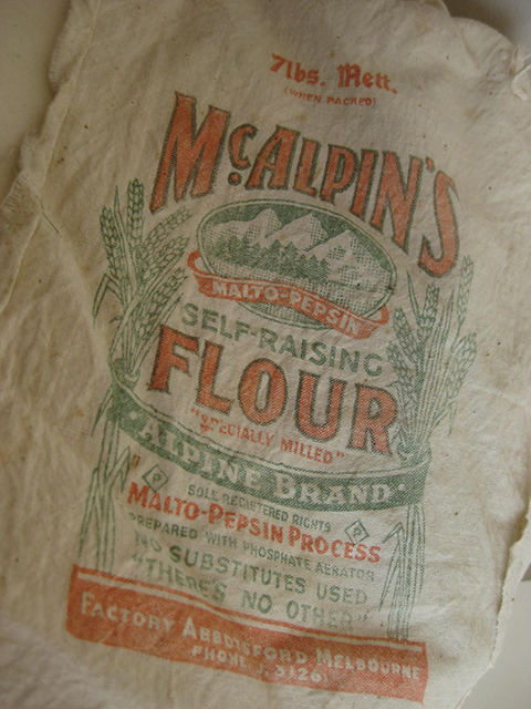 SACK, Cotton - McAlpins FLOUR - Small